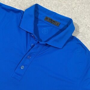 GFORE Men's‎ Royal Blue Performance Golf Polo Shirt Size S